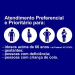 Idosos tem prioridade