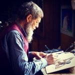 idoso executando plano de atividades
